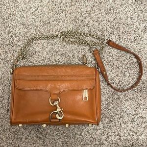 Rebecca Minkoff Brown Leather Mini MAC Crossbody Bag